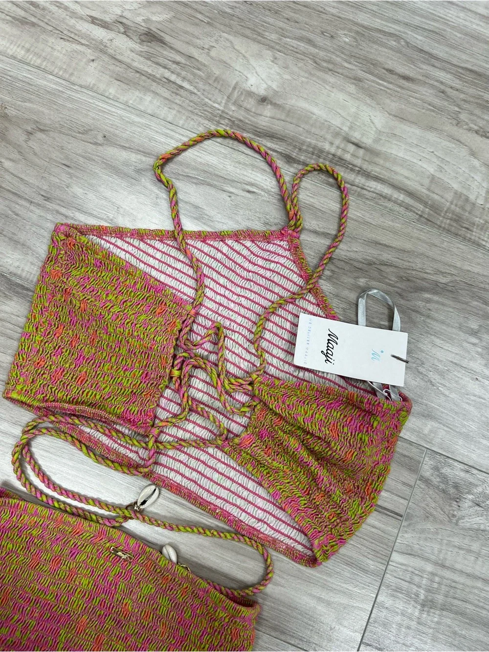 Maaji‎ Coneflower Crop Top, Skirt Matching Set. - Picture 6 of 14